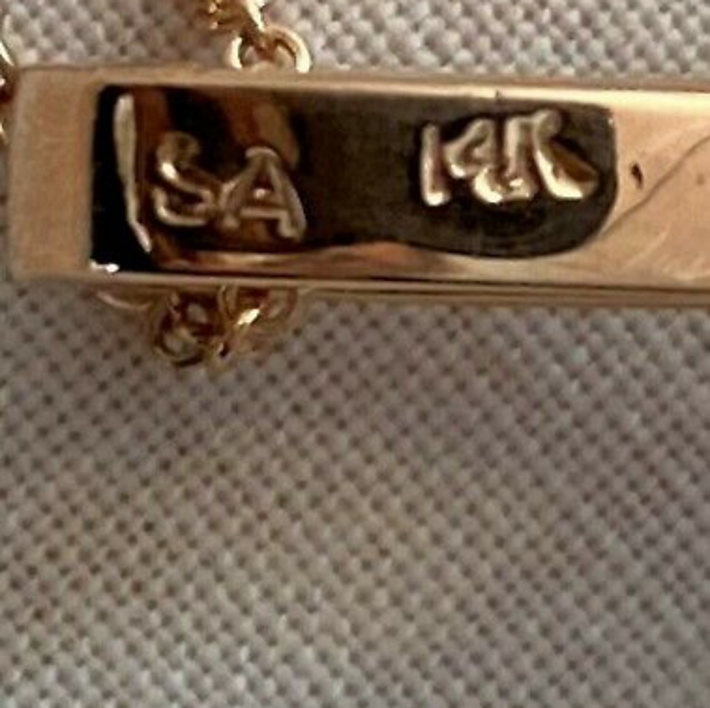VIDEO!! Beautiful 14KT Rose Gold Emerald Diamond Necklace - Picture 12 of 16